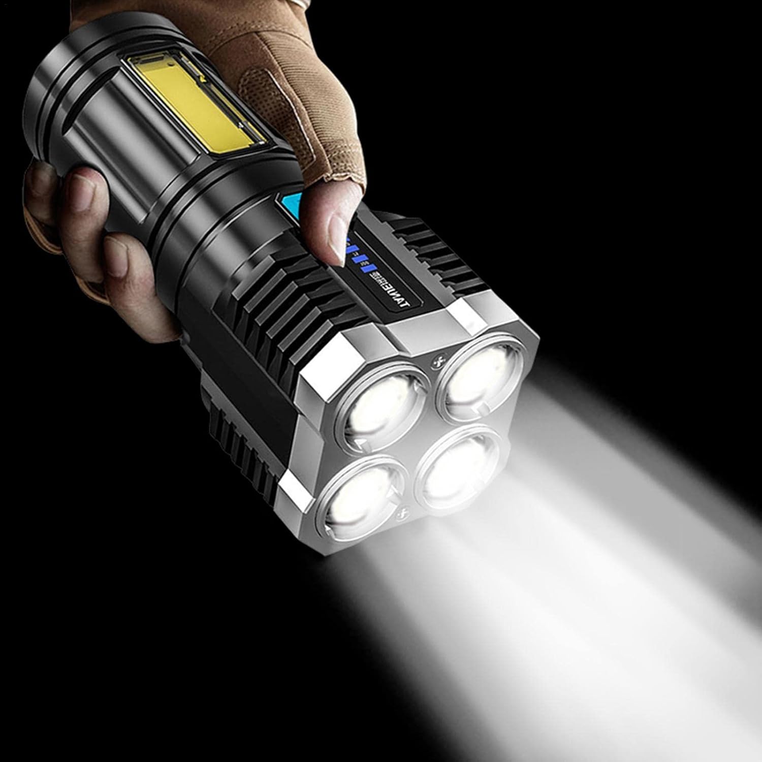 Lampe Torche Tactique Ultra-Puissante LED COB 4 Modes