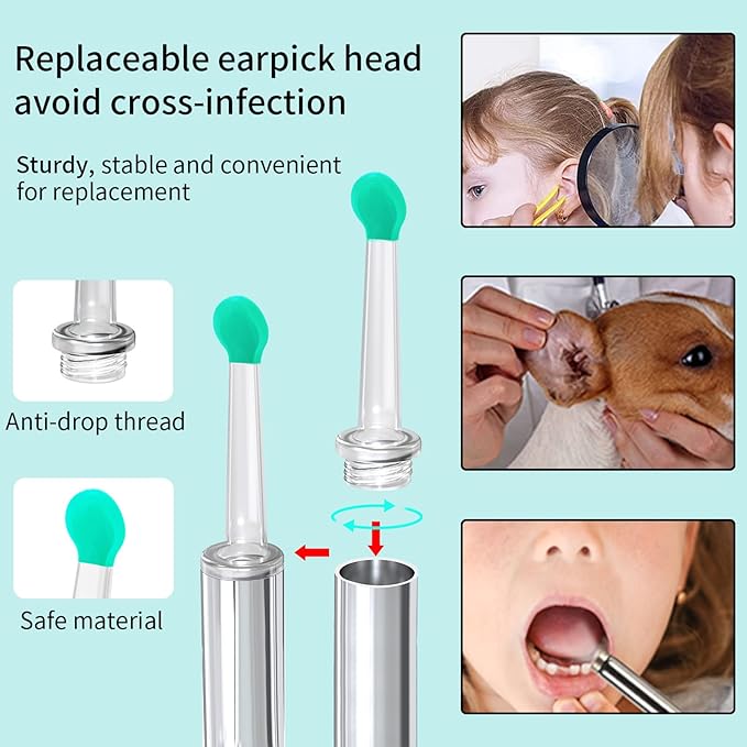 Nettoyeur d'Oreilles Endoscopique Caméra HD Connectée