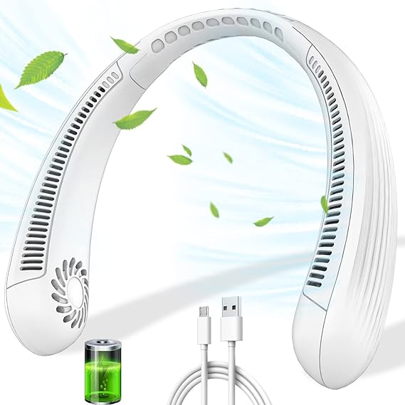 Ventilateur de Cou Mains Libres Sans Pales
